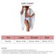 thumbnail image 5 of Bikini largo para cubrir un solo pecho frente abierto cuello vuelto ajuste informal traje de baño cubrir blanco tamaño libre, 5 of 5