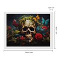 thumbnail image 2 of Diamond Art Kits for Adults, Butterfly Flower Plant SkullDiamond Painting Kits for Beginners, Frameless Round 5D Full Drill Diamonds Art Pictures Gem Art Crafts Home Decor Gifts, 2 of 8
