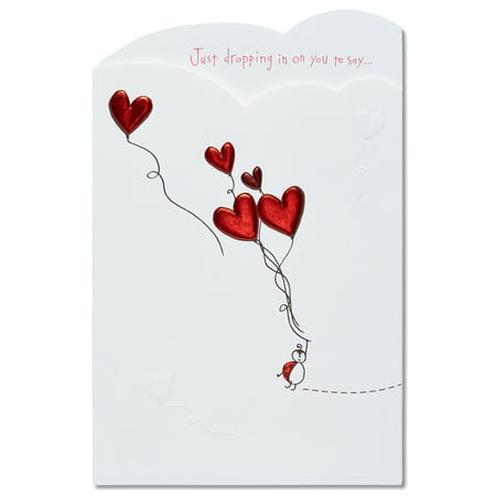 American Greetings Ladybug Valentine's Day Card with Foil