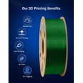 thumbnail image 3 of Filamento de impresión 3D DURAMIC 3D PETG 1.75 mm verde translúcido, 3 of 7