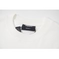 thumbnail image 4 of Unisex Summer Cotton T-Shirt Loose Fit GOOD Chain Logo with Contrast Metallic Details, White, M, 4 of 9