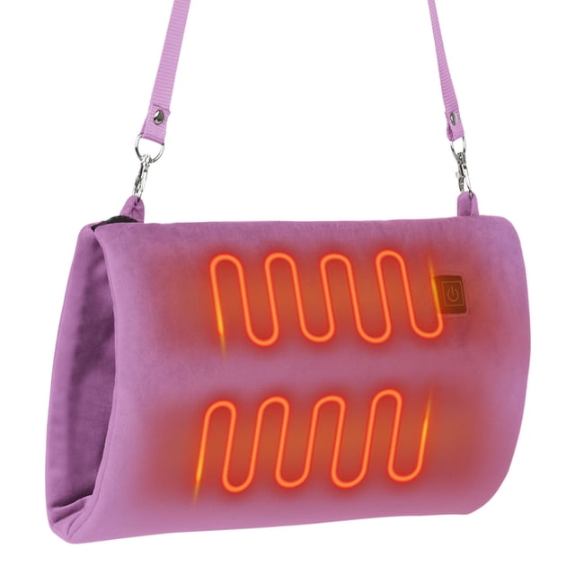 Calentador de manos calefactable por USB, recargable, de 5 V, para exteriores, con calefacción eléctrica, para bolso