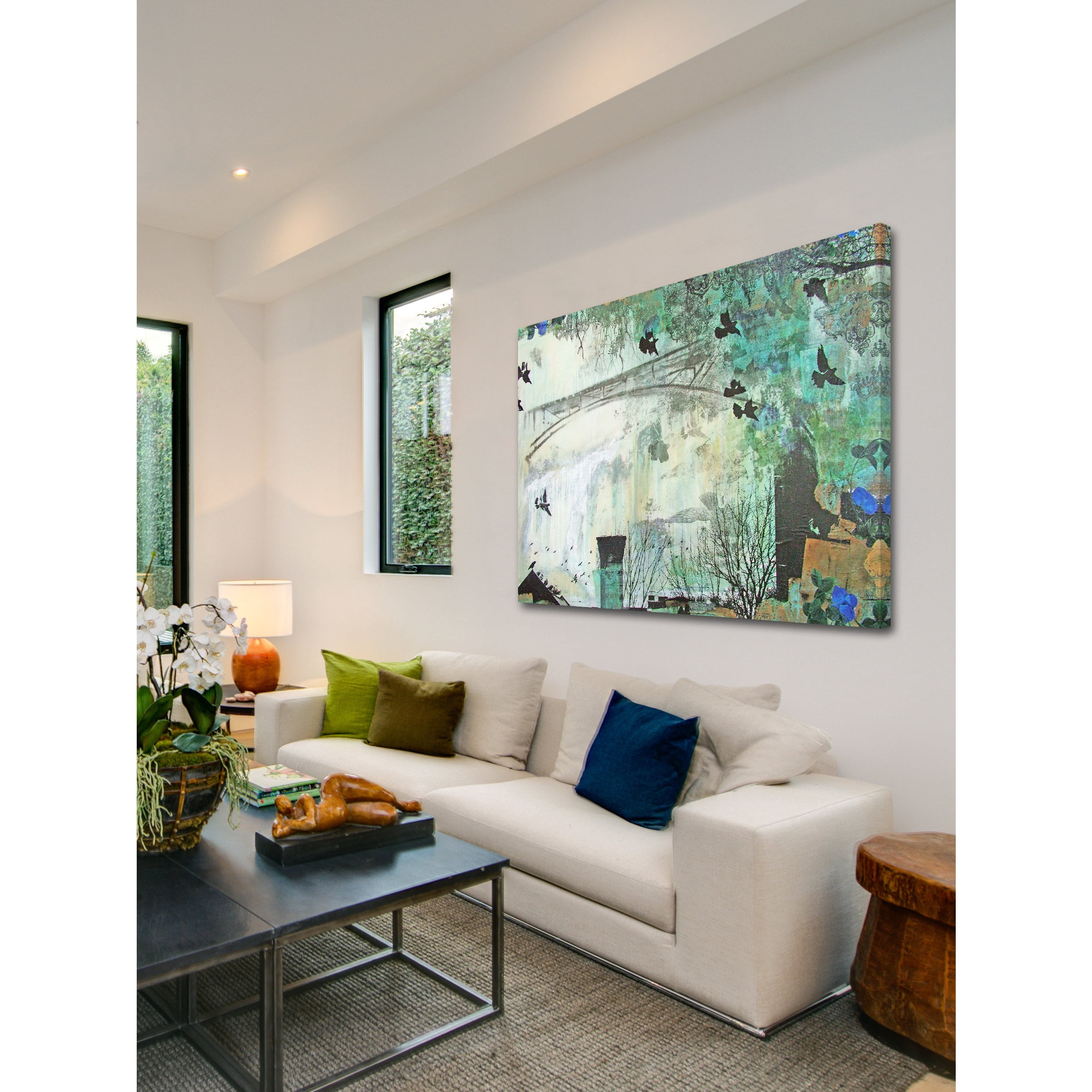 Marmont Hill "Genevieve Couteur" by Tracy Silva Barbosa Painting Print on Canvas