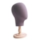 thumbnail image 2 of Cabeza de maniquí portátil jinwen soporte resistente para exhibición de sombreros base de madera, 2 of 8