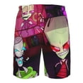 thumbnail image 6 of Invader Zim Men's Beach Shorts Swim Trunks Casual Quick Dry Board Shorts Swimwear with Mesh Lined and Pockets, 6 of 8