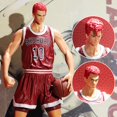 thumbnail image 1 of Figuras de acción del Anime SLAM DUNK Sakuragi Hanamichi, juguetes de colección de 10cm en PVC de 5 piezas, Rukawa Kaede Akagi Takenori Mitsui Hisashi Gong Bohan LED, 1 of 2