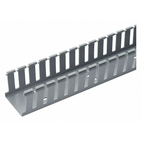 

Panduit Wire Duct Wide Slot Gray 1.75 W x 2.12 D G1.5X2LG6