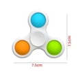 thumbnail image 4 of Pop Fidget Spinner 5 piezas Fidget Toys en colores aleatorios, Fidget Spinners Stress Relief Reducer, Fidget Pack para niños adultos TUNC Sencillez, 4 of 5