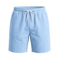 thumbnail image 3 of EOYWHK Athletic Shorts with Pockets Drawstring Outdoor Mens Shorts Athletic Soft Lightweight Breathable Elastic Waist Shorts for Men Light Blue, Size XL, 3 of 9