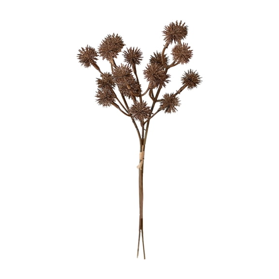 Branches for Vase 4 Styles Vintage Artificial Burdock Ball Dried Chestnut Branch Picks Plastic Vase Filler for Farmhouse Home Decor