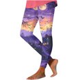 thumbnail image 2 of VBTAPA Buttery Soft Leggings for Women 2025 Halloween Holiday Party Tights Novelty 3D Printed High Waist Stretch Yoga Running Pants Trendy Casual Ankle Length Leggings on Sale Multicolor#3 XXL, 2 of 6