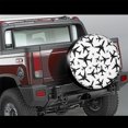 thumbnail image 3 of Random Airplanes Pattern Spare Tire Cover for Hummer Custom Aviation Fighter Pilot Car Wheel Covers 14-17hh, 3 of 5