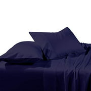 Royal Tradition compared to Royal Hotel Collection Solid Navy Brushed Microfiber Split California King Size Bed Sheet Set