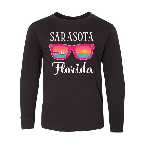 Inktastic Sarasota Florida Summer Trip Long Sleeve Youth T-Shirt