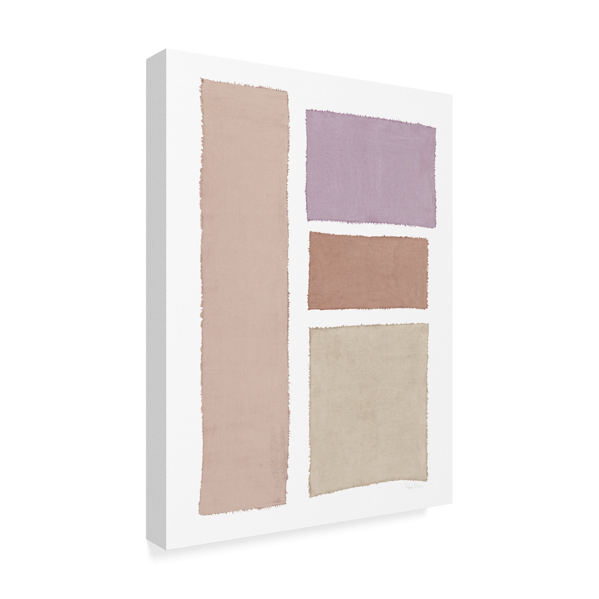 Trademark Fine Art 'Painted Weaving III on White Blush' Canvas Art by Piper Rhue