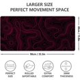 thumbnail image 4 of XINQIHANG 7 Colors 3 Sizes 1 or 2 Pack Topographic Contour Gaming Mouse Pad Extended Big Large Desk Long Computer Keyboard Mat Mousepad Office Accessories Gifts-35.5''L*15.8''W, 4 of 7