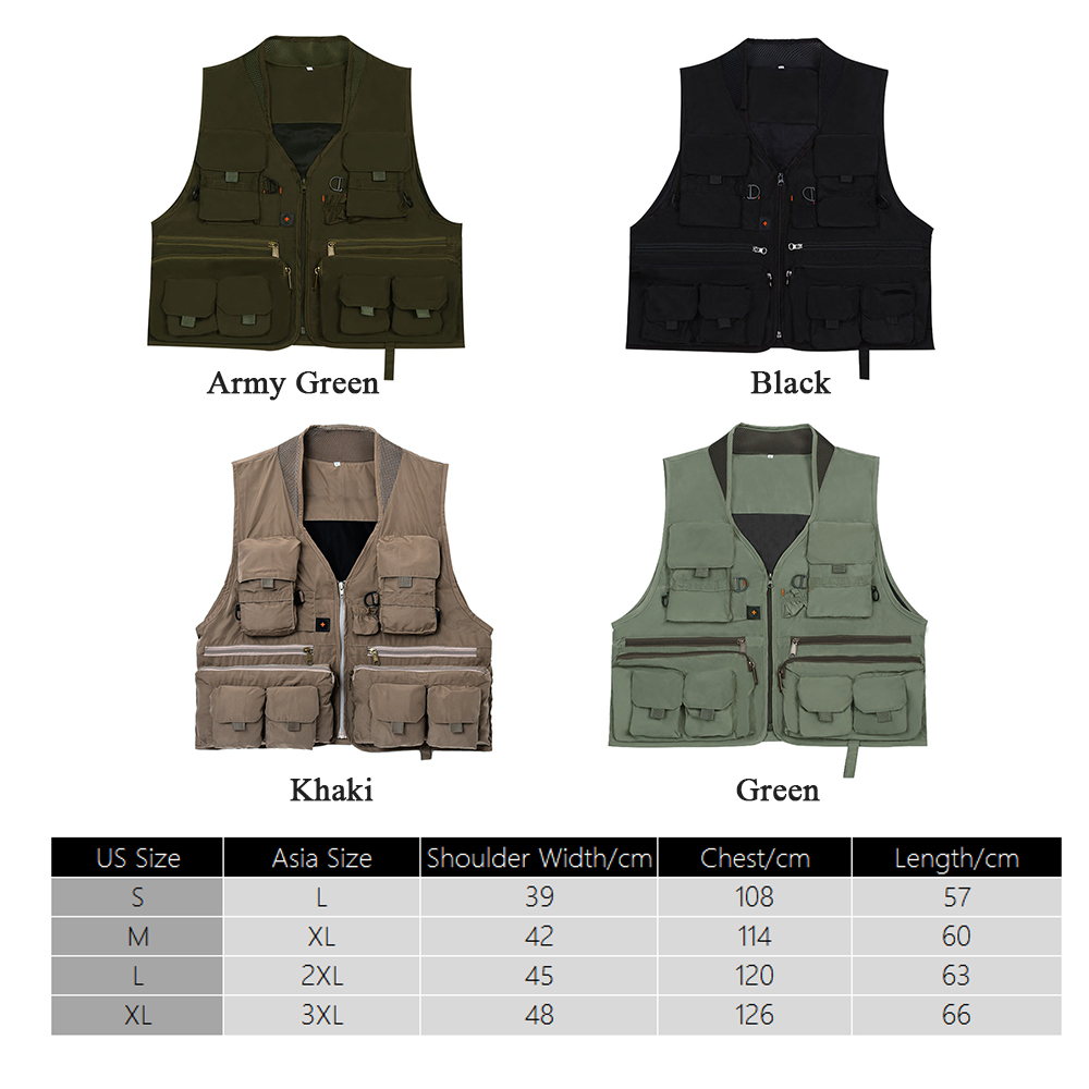 Details about / Quick Dry Fly Fishing Vest Breathable Fishing Jacket with Mesh Lining for P6M5