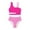 A4-Hot Pink, variant on UAYOTSE Girls Swimsuits Two Piece Bikini Set Bathing Suit with Adjustable Strap Beach Girls' Swimwearr 4 11Y,Sizes 4-5 Years