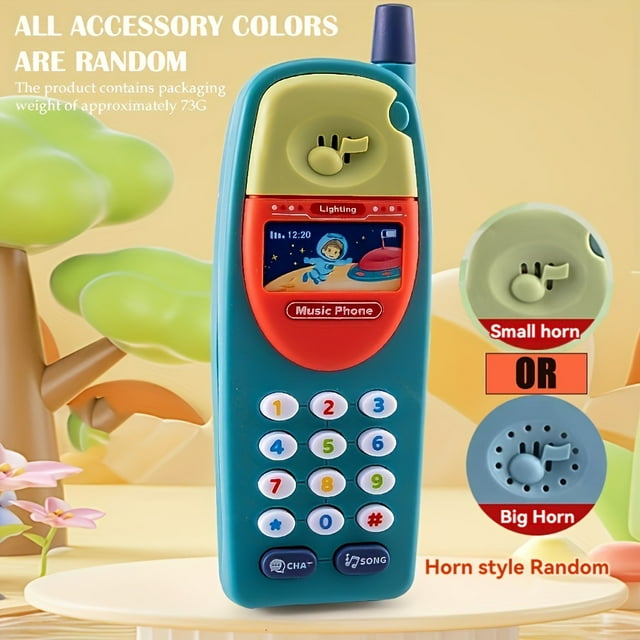 MesaSeCA Early Learning Astronaut Phone Toy for Youngsters - Multifunctional Musical Stories & Educational Features Durable ABS Material Perfect for Preschoolers