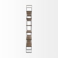 thumbnail image 3 of Silver Iron Framed Wooden Shelving Unit, 3 of 5