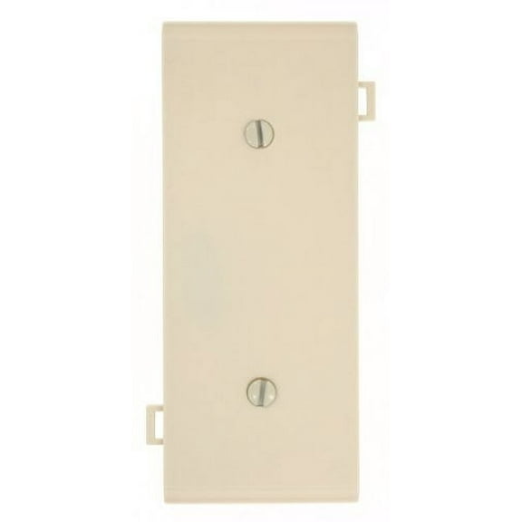 Leviton PSC14-T Light Almond Strap Mounted Blank Sectional Center Wall Plate