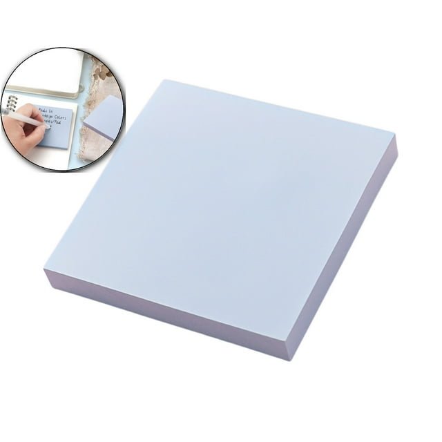 Dvruxg Sticky Notes 3x3 in Post, Sticky Pads, Strong Adhesive, Recyclable, Self-Stick Pads, Easy to Post for Home, Office, Notebook, 100 Sheets/pad