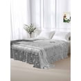 thumbnail image 5 of Modern Elephant King Size Flat Sheet, Wrinkleproof & Fadeproof Cooling Flat Bed Sheet Only, Grey Modern Art Bathtub Breathable Soft Bedding Top Sheets 105 x 98 Inches, 5 of 8