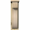 thumbnail image 2 of 6"W x 10"D x 22"H Del Monte Rough Sawn Corbel w/Backplate, Douglas Fir, 2 of 9