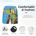 thumbnail image 5 of Xecao Dinosaur Riding a Motorcycle for Men's Swimming Trunks Swim Trunks Quick Dry Swim Shorts with Mesh Lining Funny Swimwear Bathing Suits, 5 of 9