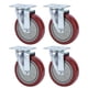 thumbnail image 2 of Rueda giratoria, Rueda Pesada de 4 Piezas, Rueda direccional para Silla de Ruedas para Muebles de 360 °, la Mejor en su Clase, 2 of 8