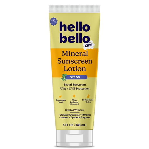 Bloqueador Solar Mineral Hello Bello Kids FPS 50 para Niños 148 ml