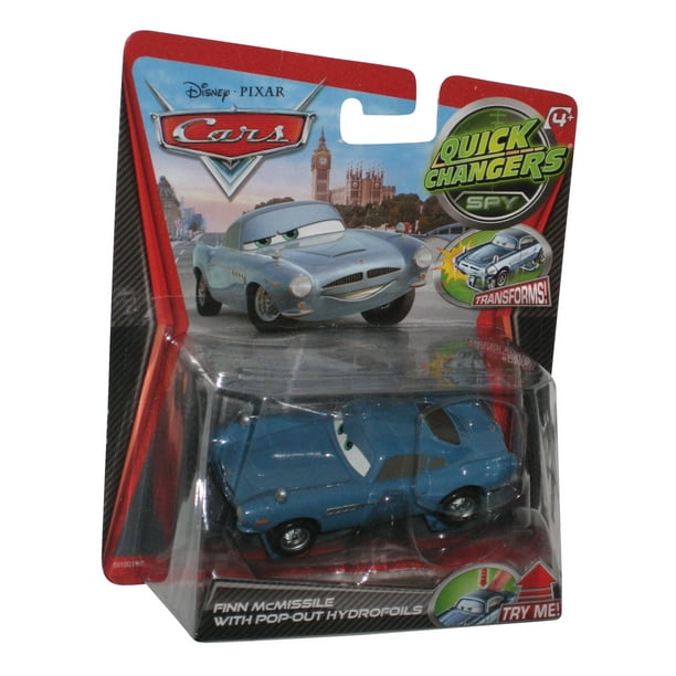 Disney Cars 2 Quick Changers Spy Finn McMissile With Pop-Out Hydrofoils ...