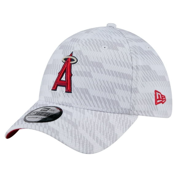 Men's-New Era White Los Angeles Angels Graded 39THIRTY Flex Hat