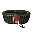 thumbnail image 3 of ALEKO 145 Gallon 2 Person Black Oval Inflatable Jetted Hot Tub with Cover, 3 of 10