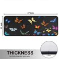 thumbnail image 5 of Kitchen Rugs Sets Of 2,Black Blue Orange Butterfly Pattern Anti Fatigue Kitchen Mat Rugs Non Slip Washable,Decorative Kitchen Floor Mats for Kitchen,Sink,Laundry,17"x47"+17"x47", 5 of 5