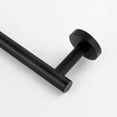 thumbnail image 4 of KES Towel Bar Matte Black Finish Stainless 24 inch Wall Mount, 4 of 10