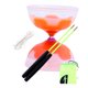 thumbnail image 3 of Juego de juguetes de Diabolo chino, Triple rodamiento portátil con palos de Diabolo y bolsa de cuerda, juguete de malabarismo, pelota de Diabolo para niños Naranja, 3 of 10