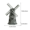 thumbnail image 3 of Vintage Metal Windmill Ornaments, Alloy Material Suitable for Bookcase Wine Cabinet Living Room Decor, European Style Desktop Decoration Adds Charming Atmosphere, 3 of 6
