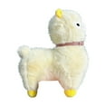 thumbnail image 2 of Juguete de alpaca, peluche, adorable decoración para el hogar, regalo, coleccionable, encantador Amarillo, 2 of 9