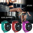 thumbnail image 3 of D18 Smart Fitness Bracelet Band With Measuring Pressure Pulse Meter Sport Activity Tracker Watch Wristband, 3 of 7