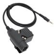 thumbnail image 3 of U94 PTT Plug, High Strength PTT Headset System Adapter Cold Resistant PU U94 Headset PTT  For 3.5mm Mobile Phone Plug, 3 of 8