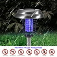 Jahy2Tech 2 Pack Solar Bug Zapper Outdoor Mosquito Repellent Mosquito
