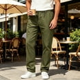 thumbnail image 2 of Szhihuiw Athletic Pants for Men Plus Size Fashion Straight Fit Casual High Waisted Trousers with Pockets, 2 of 5