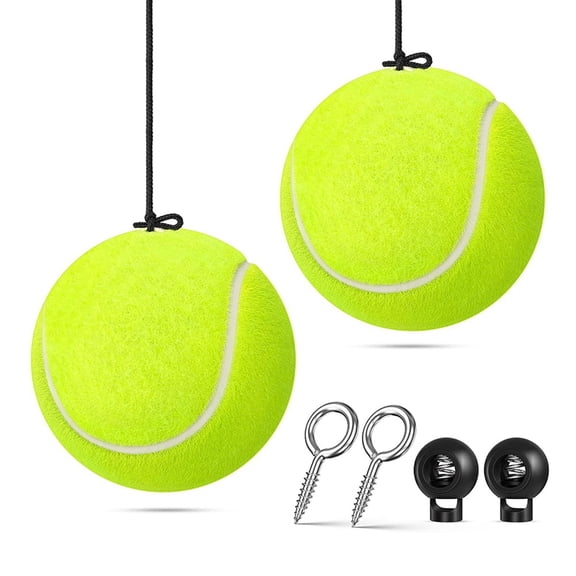 Garage Parking Aid - 2-Pack Tennis Ball with Non-Elastic String and Adjustable Buckle