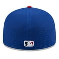 thumbnail image 4 of Men's New Era Blue/Red  Los Angeles Dodgers 2025 MLB All-Star Game Workout Side Patch 59FIFTY Fitted Hat, 4 of 5