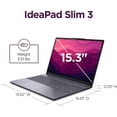 thumbnail image 2 of Lenovo IdeaPad Slim 3 Copilot+ AI Laptop, 15.3" 2K Touchscreen, AMD 8-core Ryzen 7 170 processor, 16GB DDR5 Memory 512GB SSD, WiFi 6, Dolby Audio, Win 11 Home, w/65W Charger, 2 of 7
