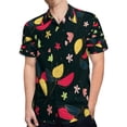 thumbnail image 4 of High Quality Hawaiian Shirts for Men Short Sleeve Aloha Beach Shirt Floral Summer Casual Button Down Shirts Blouses 4G8DSH, 4 of 7