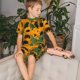 thumbnail image 4 of Balery Sunflowers 7 Conjunto de Pijama Infantil de Manga Corta con Estampado – Ropa de Dormir de Algodón Suave-3X-Large, 4 of 6