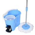thumbnail image 2 of Felji Microfiber Spin Mop Easy Floor Mop with Bucket and 8 Mop Heads - 360 Rotating Head, Blue, 2 of 5