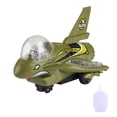 thumbnail image 1 of Green Spray Fighter Model Toy For Children Aircraft With Lights And Spray 3Xaa Battery, 1 of 7